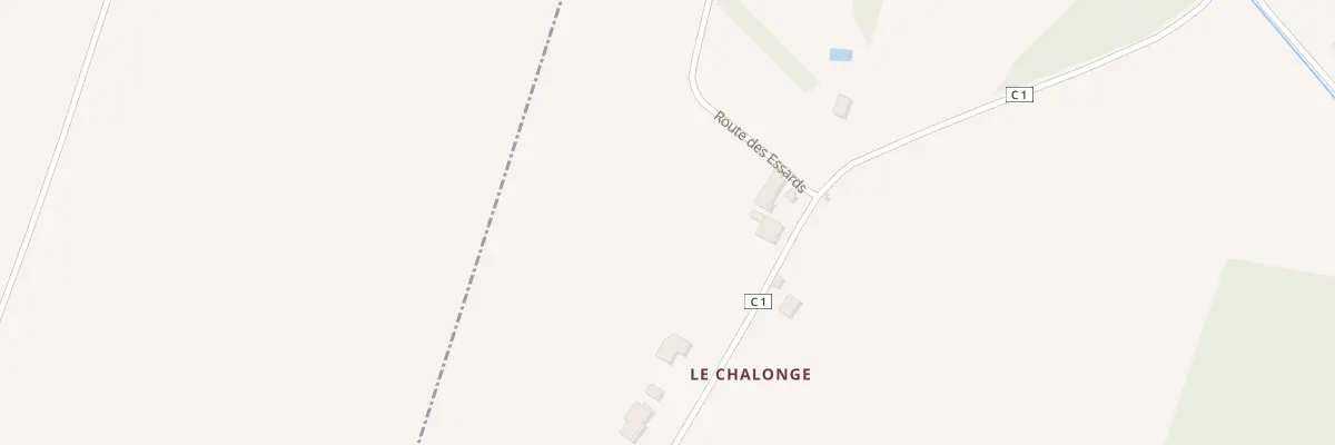 Plan du 1 Rte des Essards à Chêne-Bernard