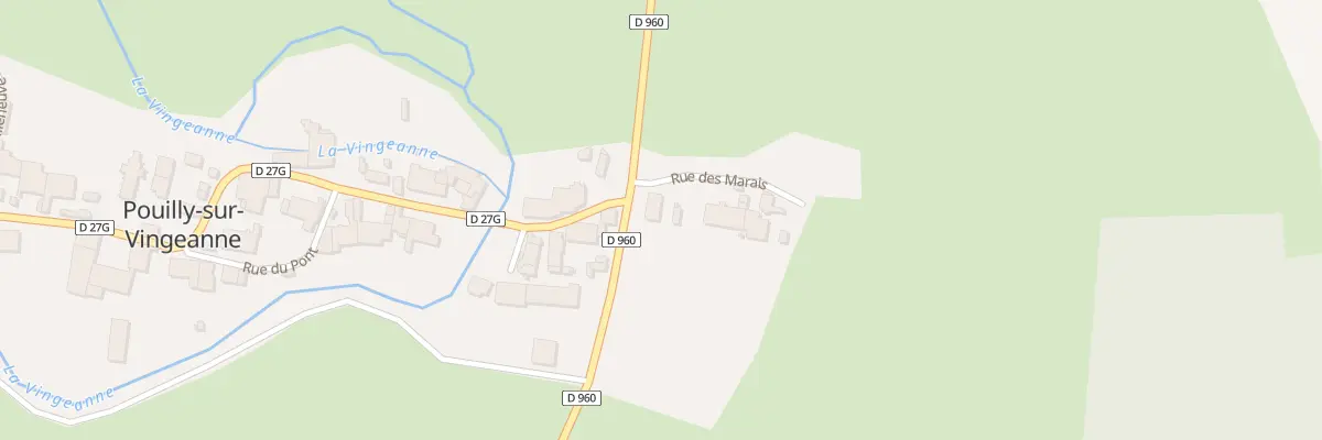 Plan du 1 Rue des Marais à Pouilly-sur-Vingeanne