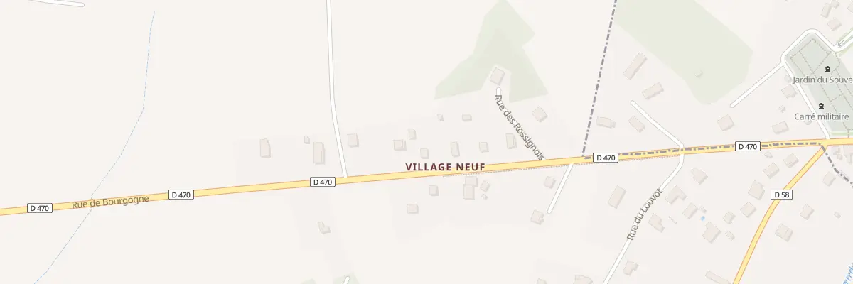 Plan du 20 Rue de Bourgogne à Nance