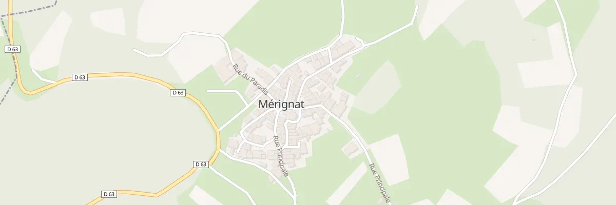 Plan du 317 Rue Principale à Mérignat