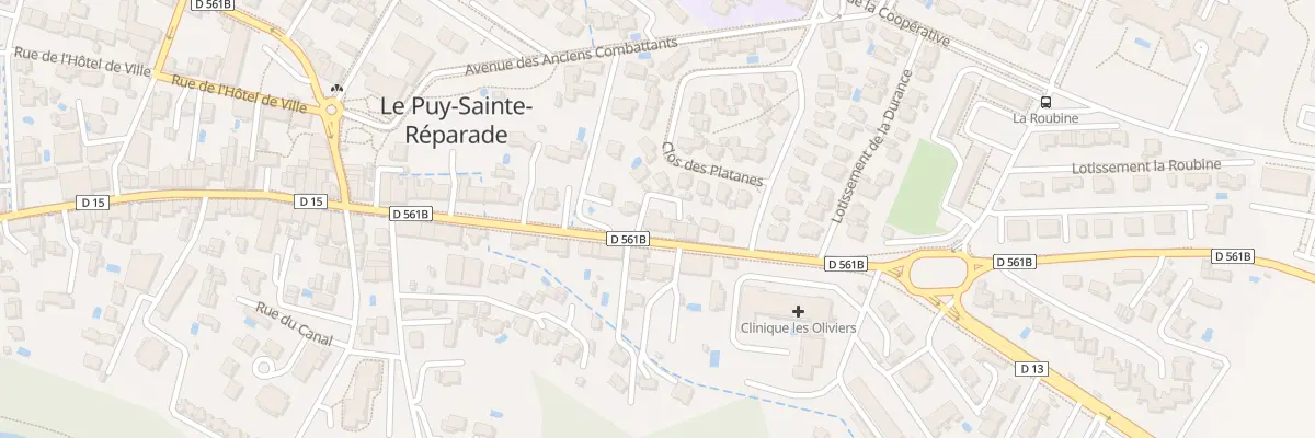 Plan du 35 Av du Cours au Puy-Sainte-Réparade