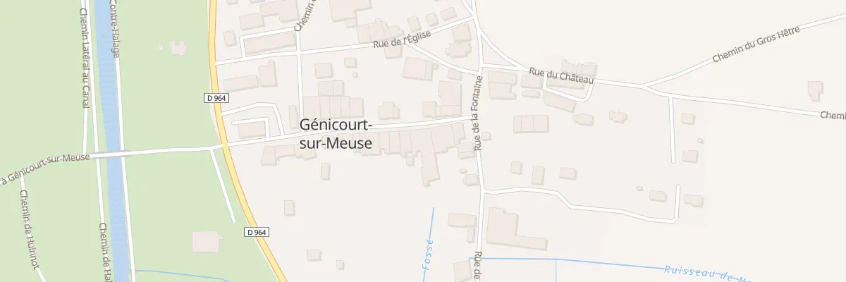 Plan du 5 Rue Basse à Génicourt-sur-Meuse