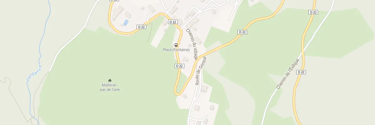 Plan du 6012 Le Village à Malleval-en-Vercors