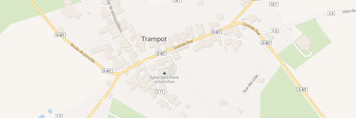 Plan du 19 Gr Grande Rue à Trampot