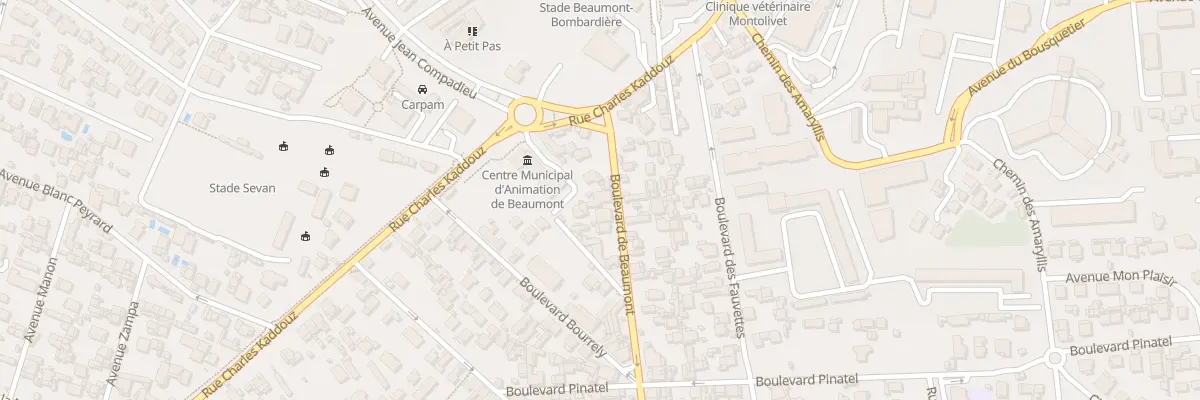 Plan du 131 Bd de Beaumont à Marseille 12e Arrondissement