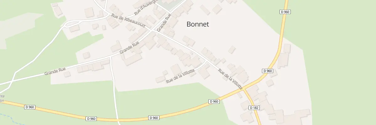 Plan du 14 Rue de la Villotte à Bonnet