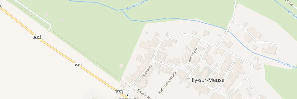 Plan du 9 Rue Basse à Tilly-sur-Meuse
