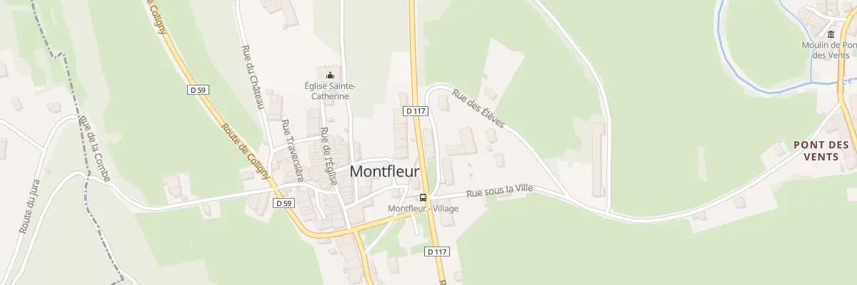 Plan du 10 Rte de Saint Julien à Montfleur