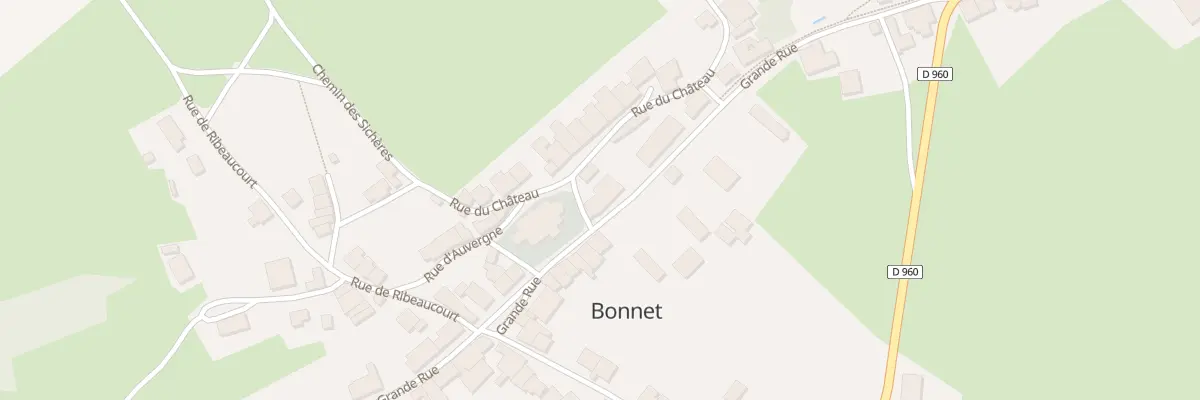 Plan du 36 Gr Grande Rue à Bonnet