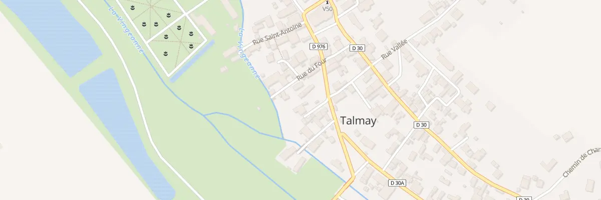 Plan du 14 Rue Saint-vallier à Talmay