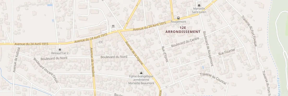 Plan du 19B Av de la Figone à Marseille 12e Arrondissement