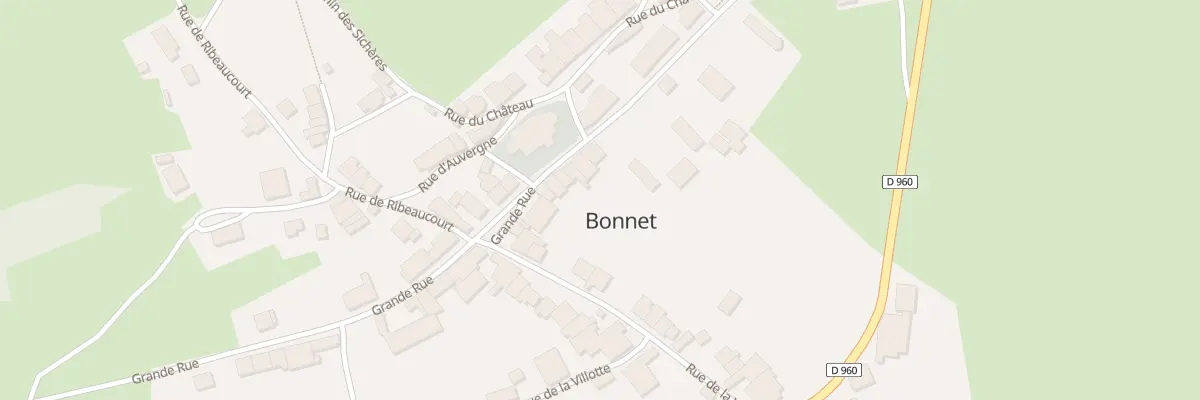 Plan du 29 Gr Grande Rue à Bonnet