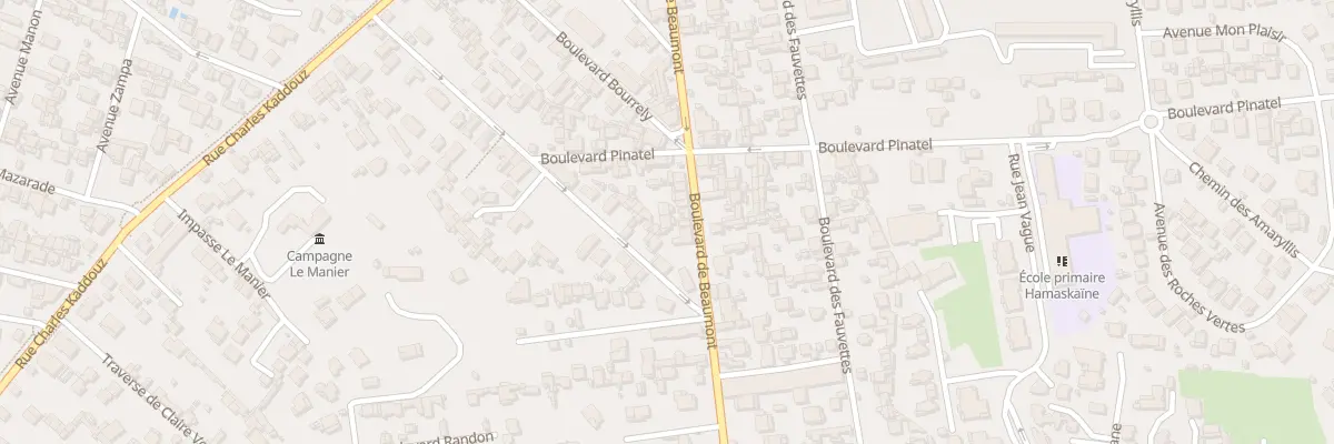 Plan du 93 Bd de Beaumont à Marseille 12e Arrondissement