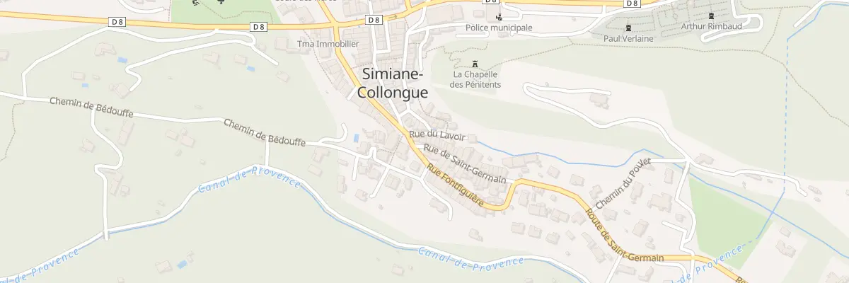Plan du 3 Rue St Germain à Simiane-Collongue