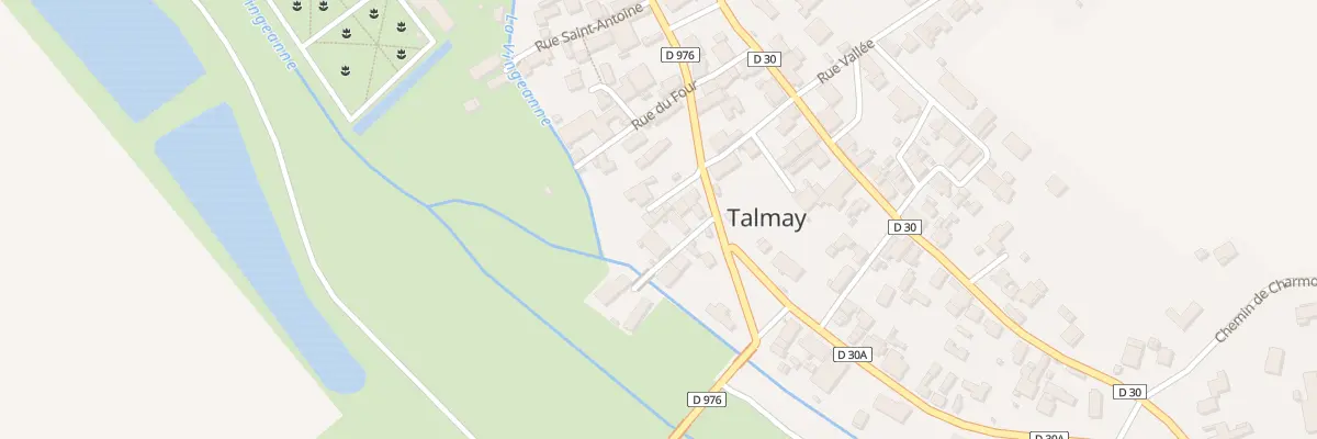 Plan du 6 Rue Vallée à Talmay