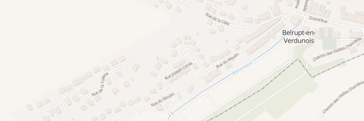Plan du 16 Rue Joseph Corda à Belrupt-en-Verdunois