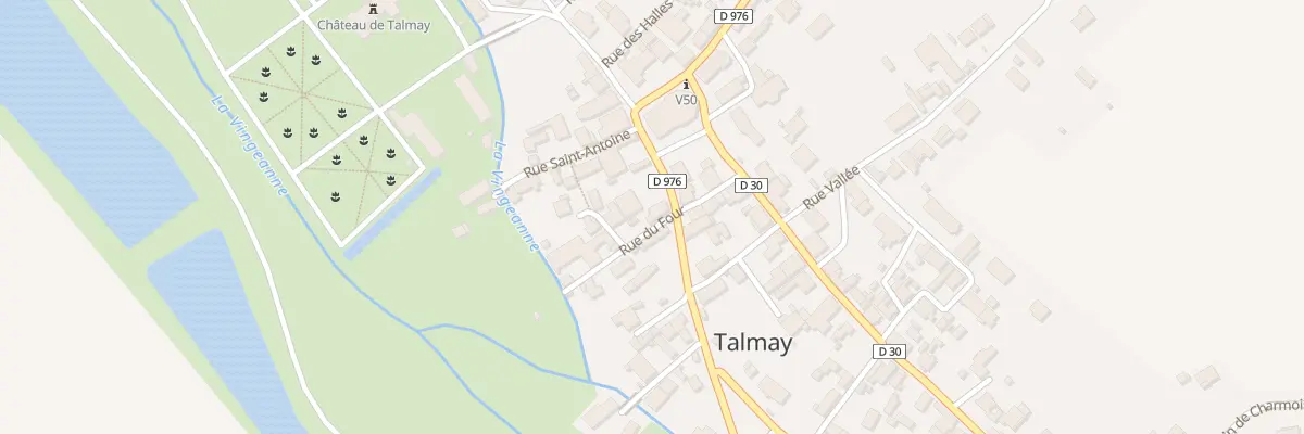 Plan du 10 Rue Saint-vallier à Talmay