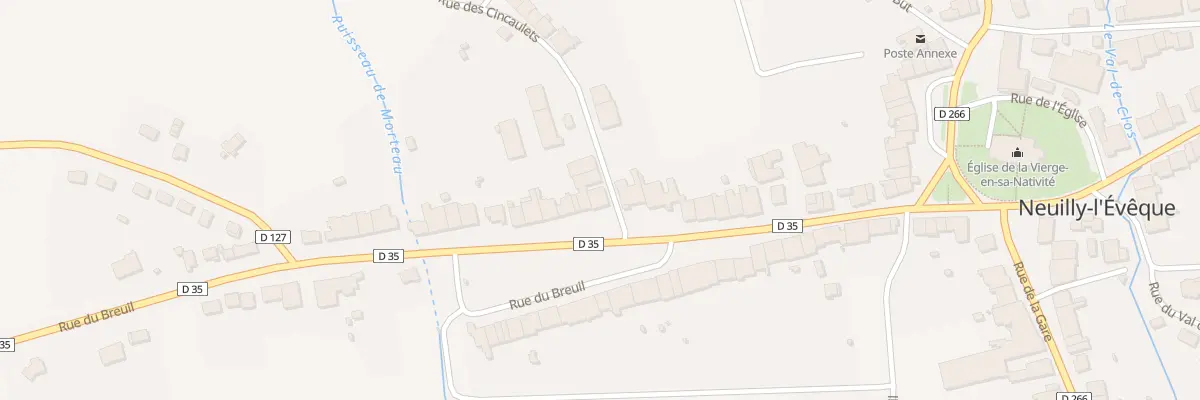 Plan du 34 Rue du Breuil à Neuilly-l’Évêque