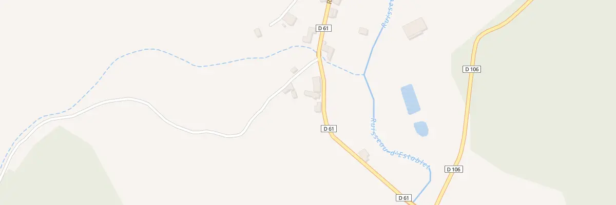 Plan du 5003 La Fayolle à Establet