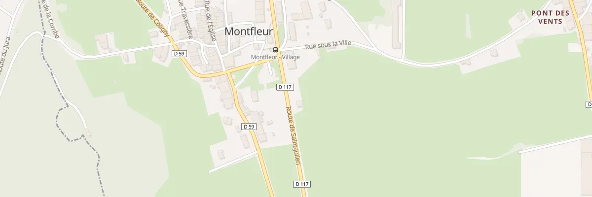 Plan du 2 Rte de Saint Julien à Montfleur