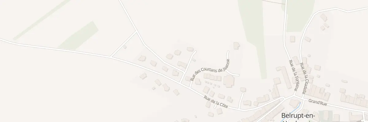 Plan du 2 Che du Fort à Belrupt-en-Verdunois