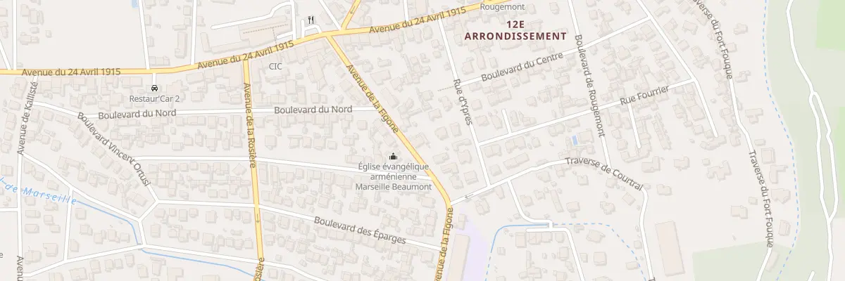 Plan du 31 Av de la Figone à Marseille 12e Arrondissement