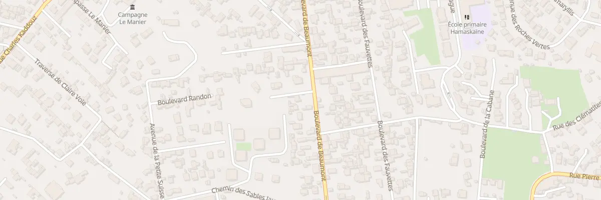 Plan du 67 Bd de Beaumont à Marseille 12e Arrondissement