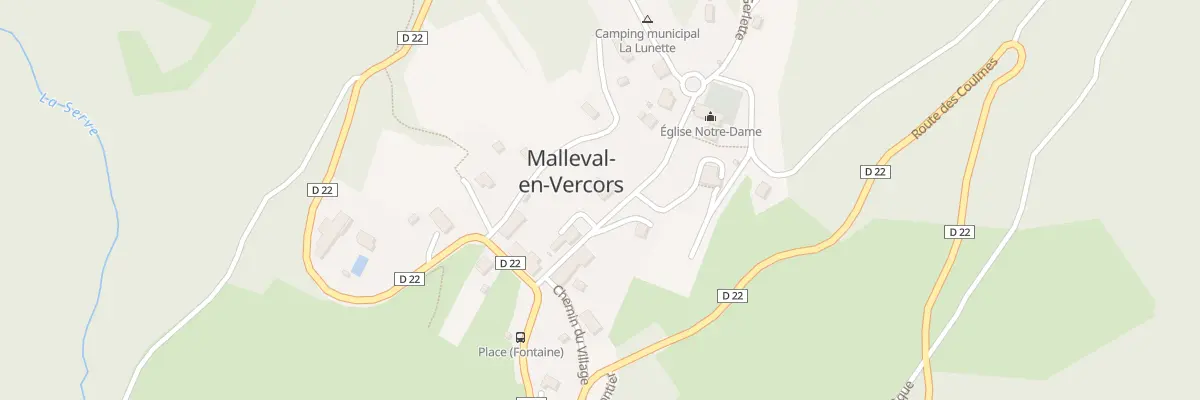 Plan du 80 Rue Georges Glenat à Malleval-en-Vercors