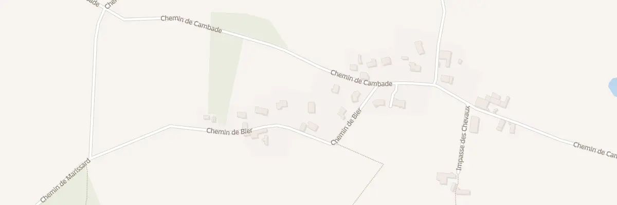 Plan du 34 Che du Cambade à Sainte-Blandine