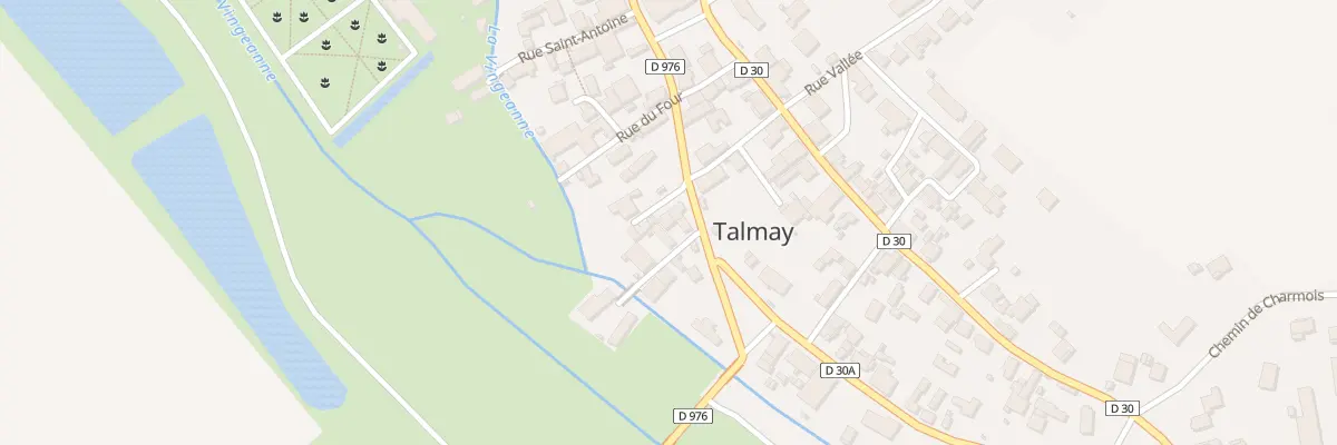 Plan du 8 Rue Vallée à Talmay