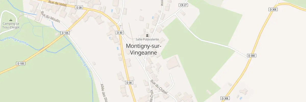 Plan du 4 Rue de la Charme (Montigny) à Montigny-Mornay-Villeneuve-sur-Vingeanne