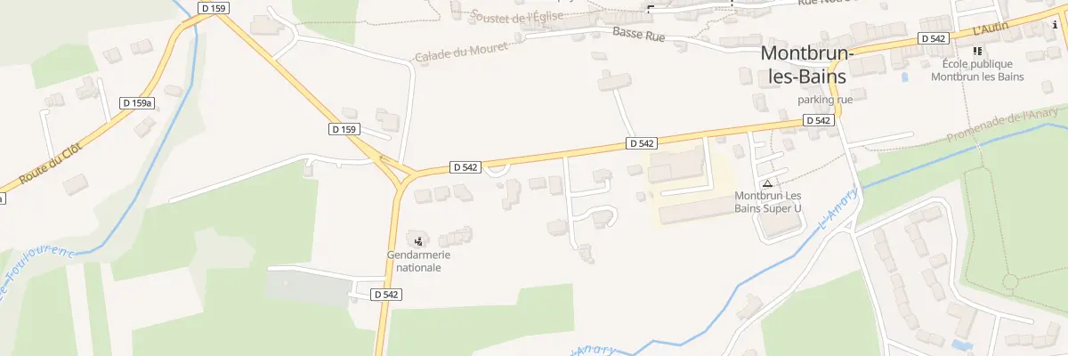 Plan du 295 Condamine à Montbrun-les-Bains