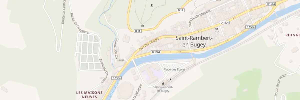 Plan du 4 Quai Lucien Franc à Saint-Rambert-en-Bugey