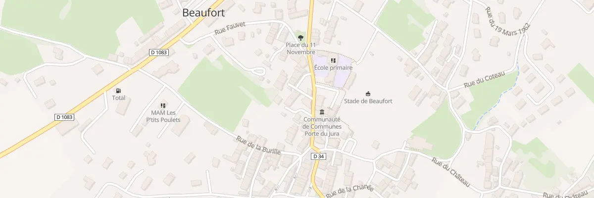 Plan du 3 Imp du Tilleul à Beaufort-Orbagna