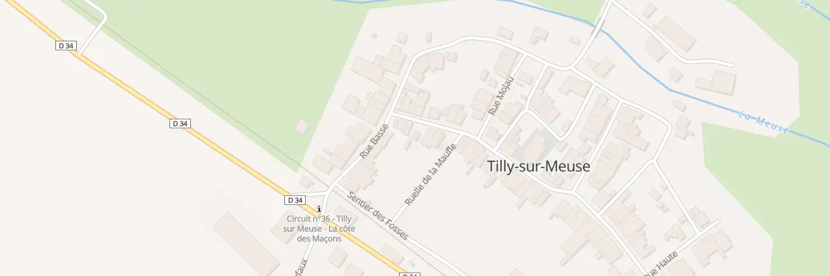 Plan du 4 Gr Grande Rue à Tilly-sur-Meuse
