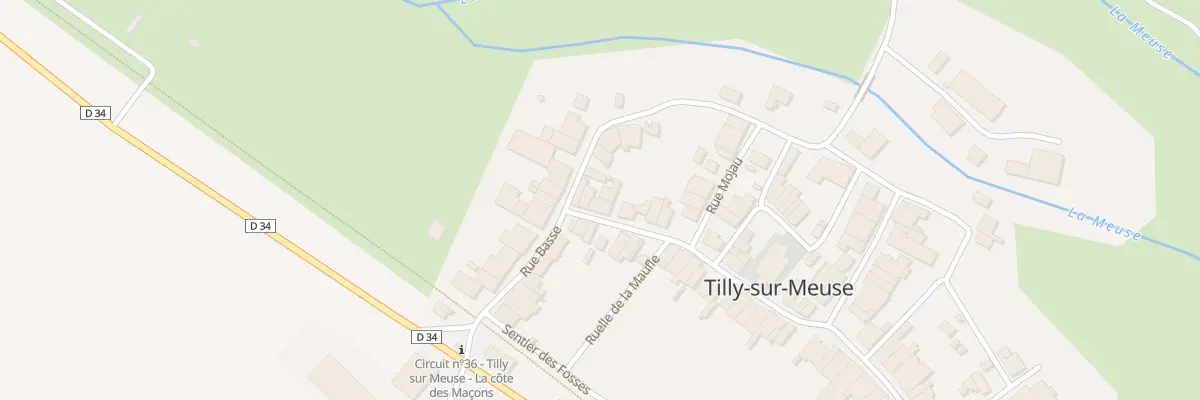 Plan du 3 Grande Rue à Tilly-sur-Meuse