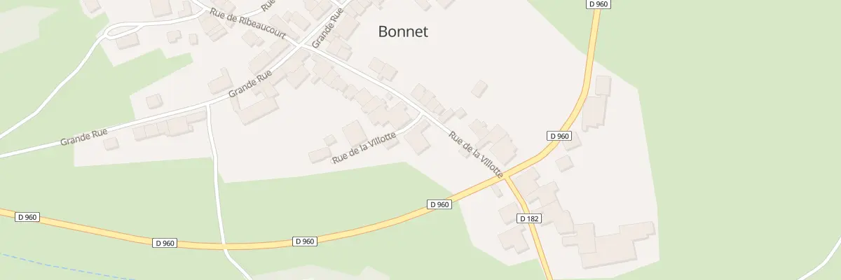 Plan du 22 Rue de la Villotte à Bonnet