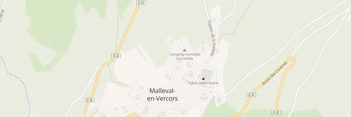 Plan du 6011 Le Village à Malleval-en-Vercors