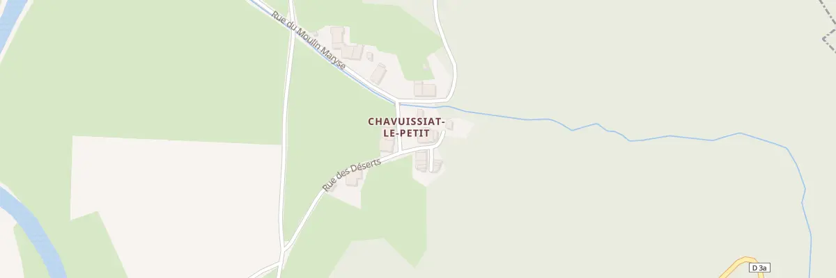 Plan du 1 Rue des Deserts à Nivigne et Suran