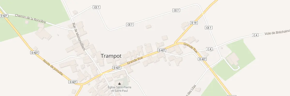 Plan du 10 Gr Grande Rue à Trampot