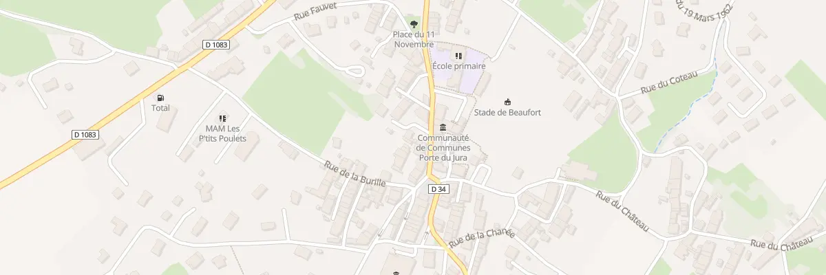 Plan du 5A Grande Rue à Beaufort-Orbagna