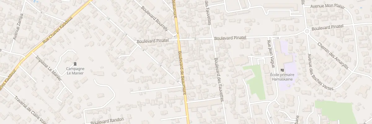 Plan du 98 Bd de Beaumont à Marseille 12e Arrondissement