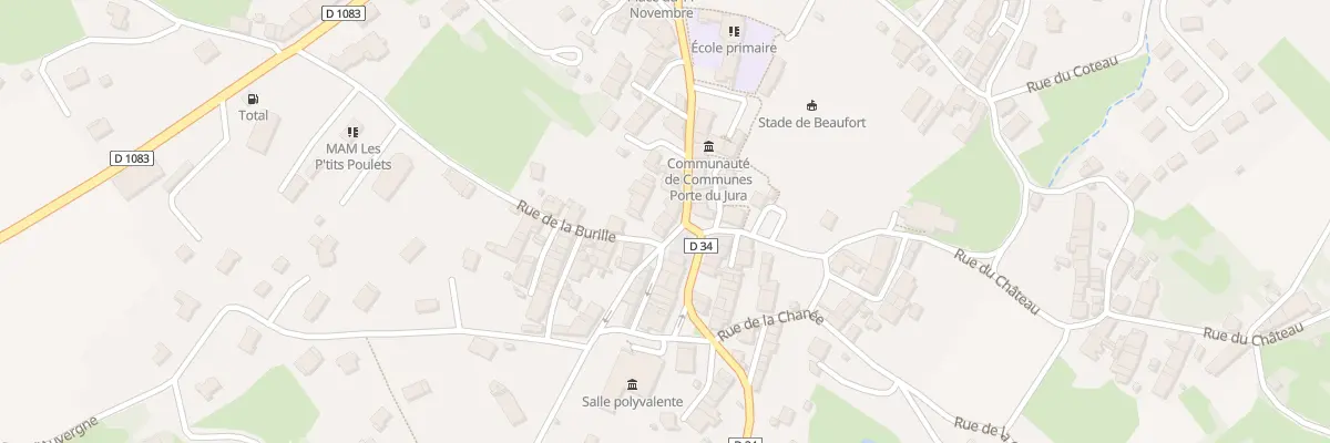 Plan du 9 Pl de l’Hôtel de Ville à Beaufort-Orbagna