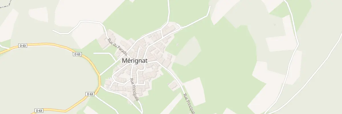 Plan du 345 Rue Principale à Mérignat