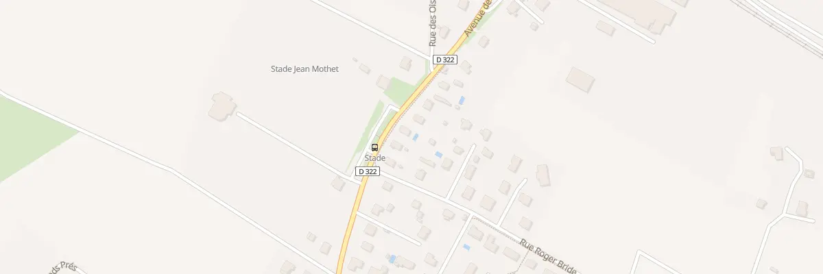 Plan du 22 Av de la Gare à Champvans
