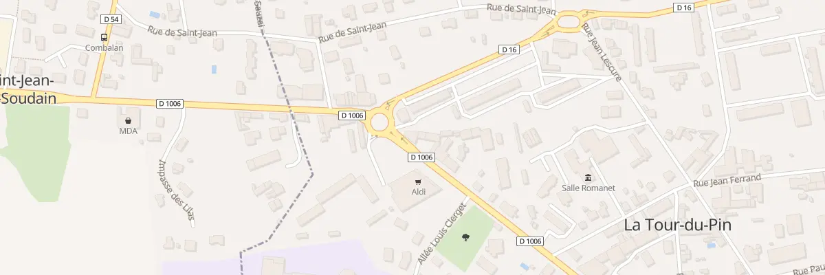Plan du 74 Rue Pierre Vincendon à La Tour-du-Pin