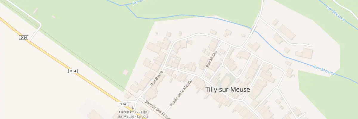 Plan du 5 Gr Grande Rue à Tilly-sur-Meuse