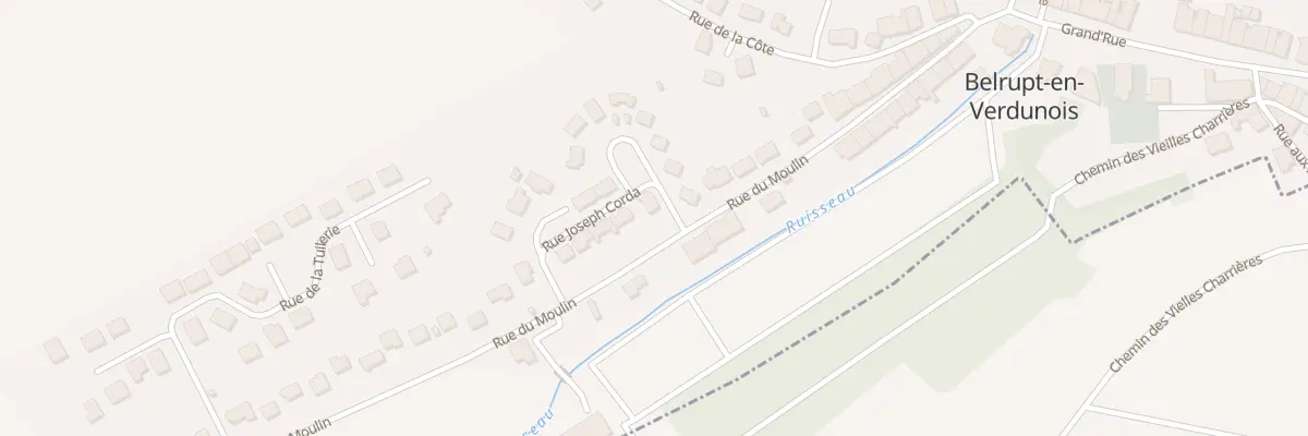 Plan du 1 Rue Joseph Corda à Belrupt-en-Verdunois