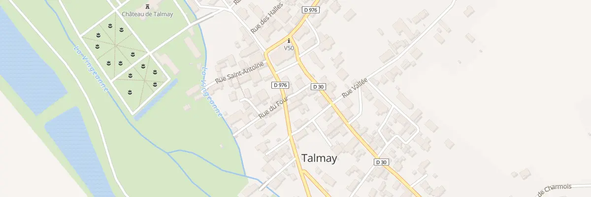 Plan du 5 Rue Saint-vallier à Talmay