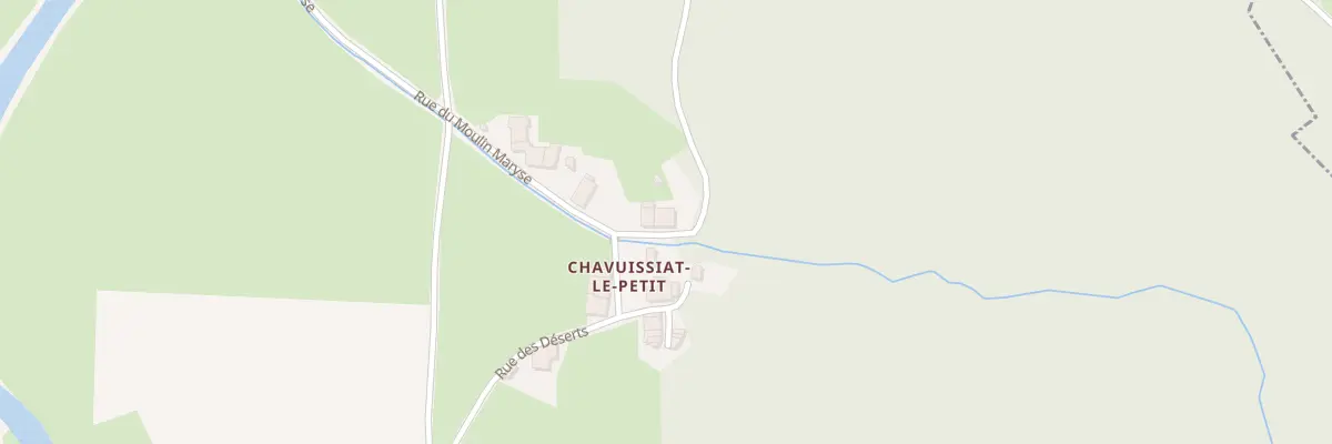 Plan du 5041 Chavuissiat Le Petit à Nivigne et Suran